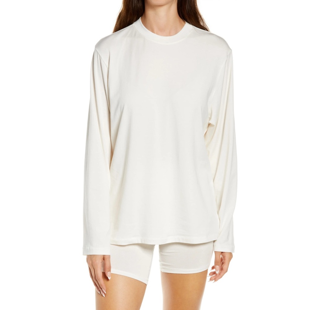 SKIMS Boyfriend Long Sleeve T-Shirt